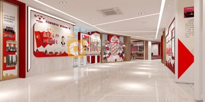 國資集團的黨建展廳如何做設計？