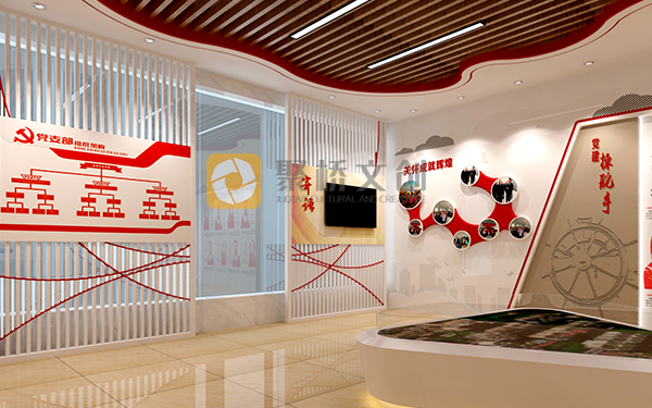 廣東紅色黨建展廳設計說明，傳承優秀紅色基因