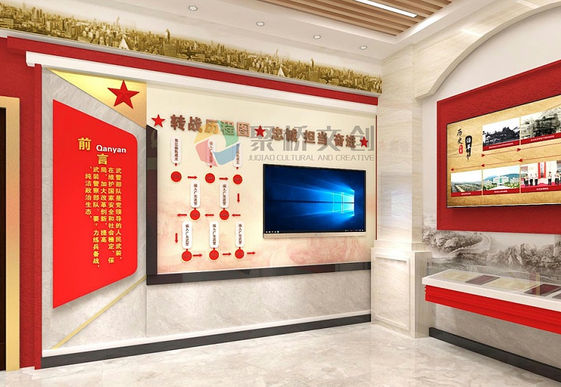 某部隊(duì)軍史館轉(zhuǎn)戰(zhàn)歷程設(shè)計